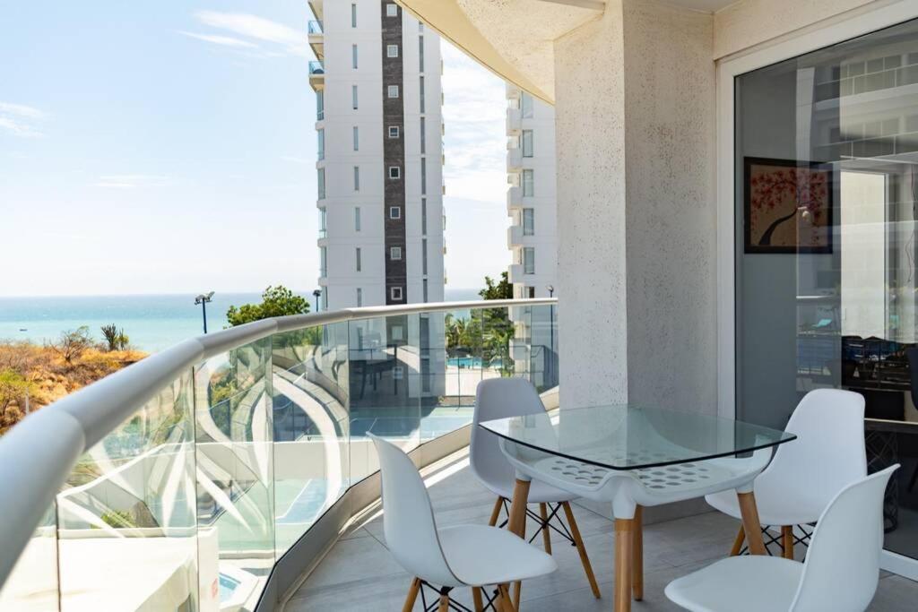 M3 Lujoso Y Comodo Departamento Con Playa 2 Piscinas Cancha De Tenis Jacuzzi Seguridad 24 Horas Manta Exteriér fotografie