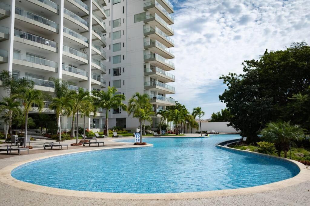 M3 Lujoso Y Comodo Departamento Con Playa 2 Piscinas Cancha De Tenis Jacuzzi Seguridad 24 Horas Manta Exteriér fotografie