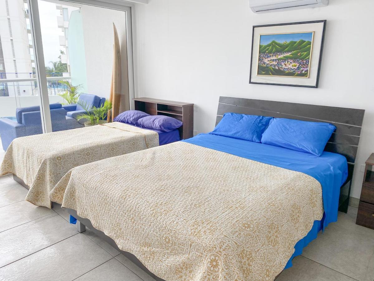 M3 Lujoso Y Comodo Departamento Con Playa 2 Piscinas Cancha De Tenis Jacuzzi Seguridad 24 Horas Manta Exteriér fotografie